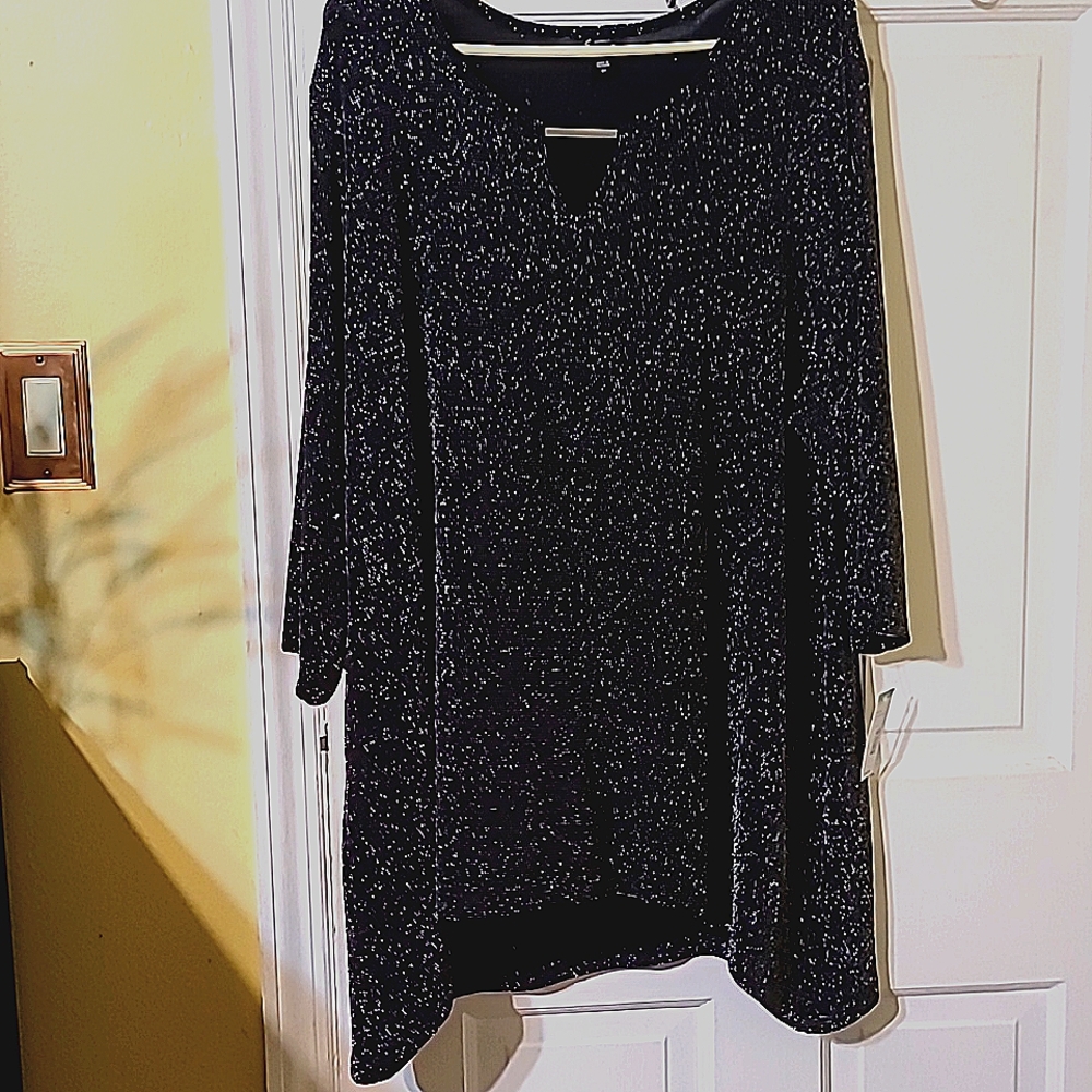 Simply Emma blouse size 3X in Silver
